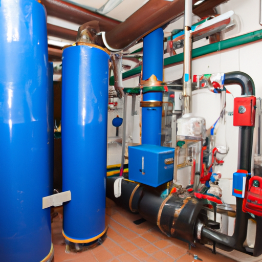modern boiler room equipment